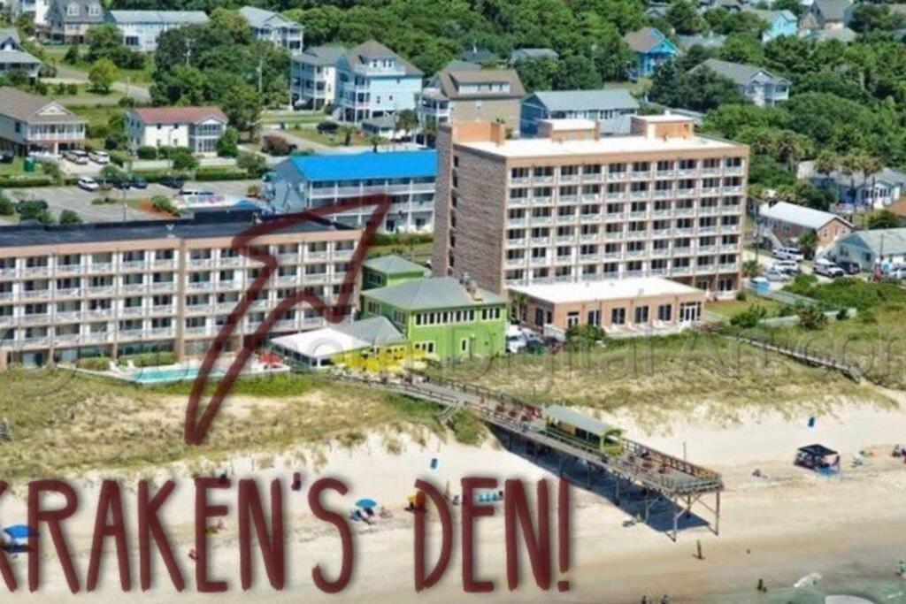 卡罗来纳比奇Kraken'S Den * Oceanview * Steps To Ocean * Pool公寓 外观 照片